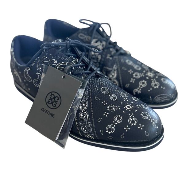 NWT G/FORE Navy Bandana Gallivanter Twilight Golf Shoe - Picture 1 of 9